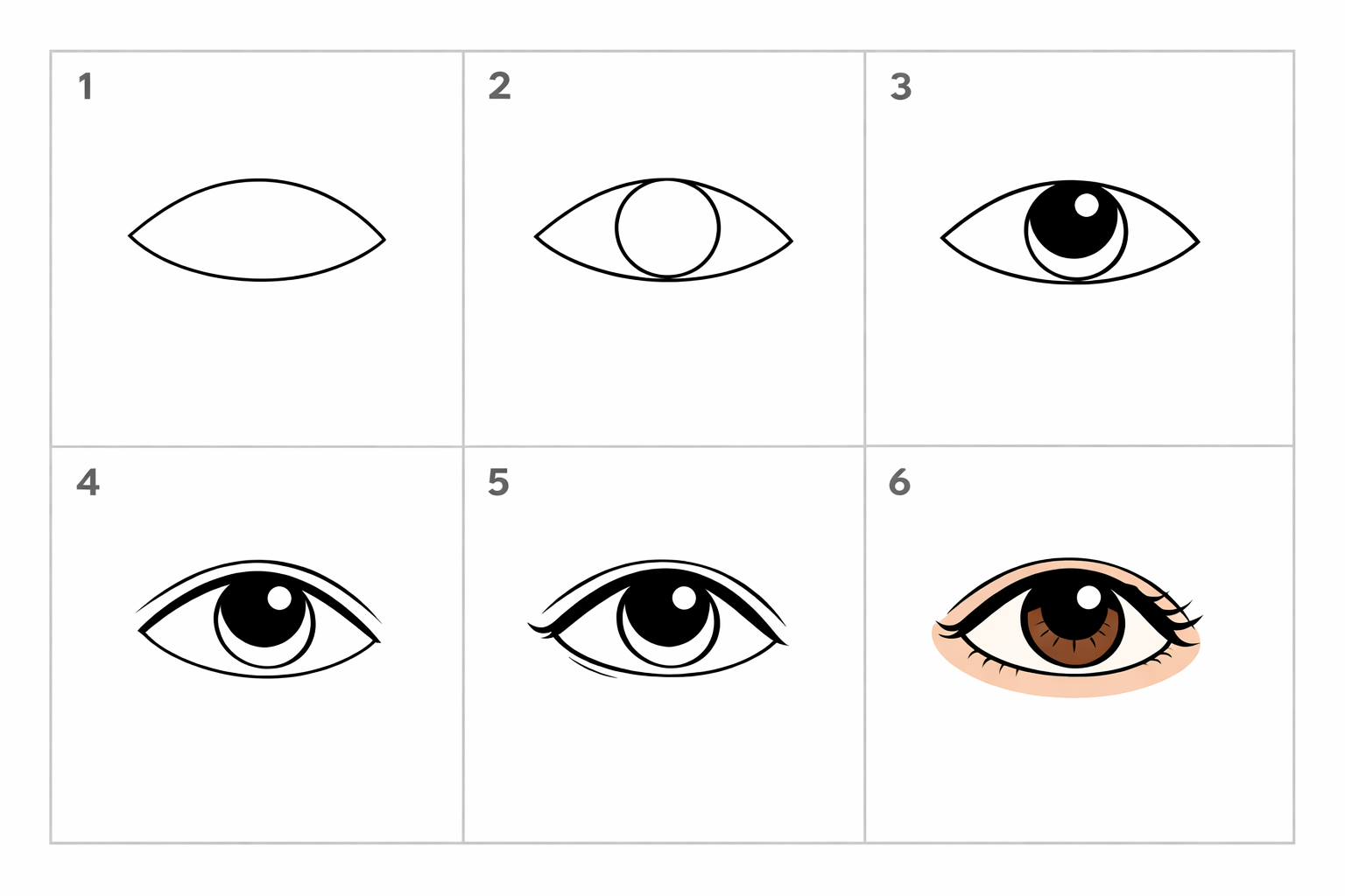 Cómo dibujar una mirada hacia arriba para principiantes